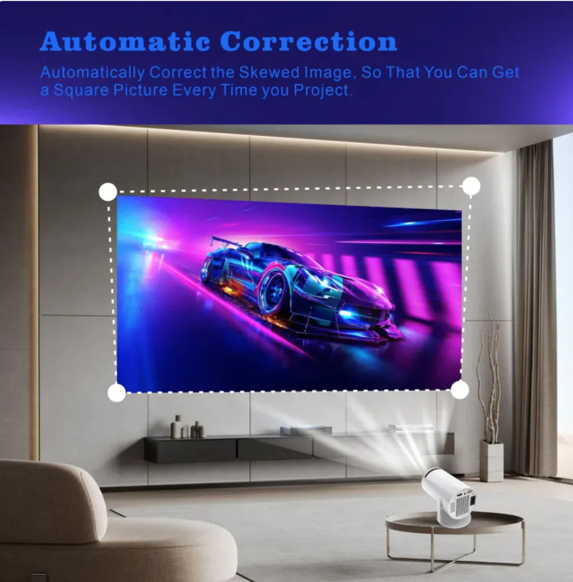 H713 Ultra HD 4K Projector - Intelligent Home & Office Solution